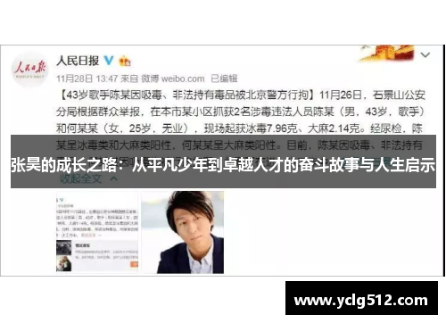 张昊的成长之路：从平凡少年到卓越人才的奋斗故事与人生启示